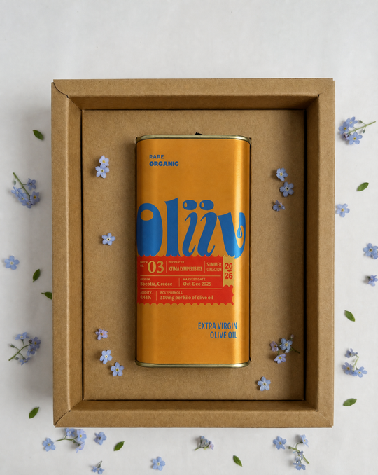 Expected 1st August - Oliiv - High-Polyphenol Organic EVOO Spring '26 - Greek Oliiv 500ml