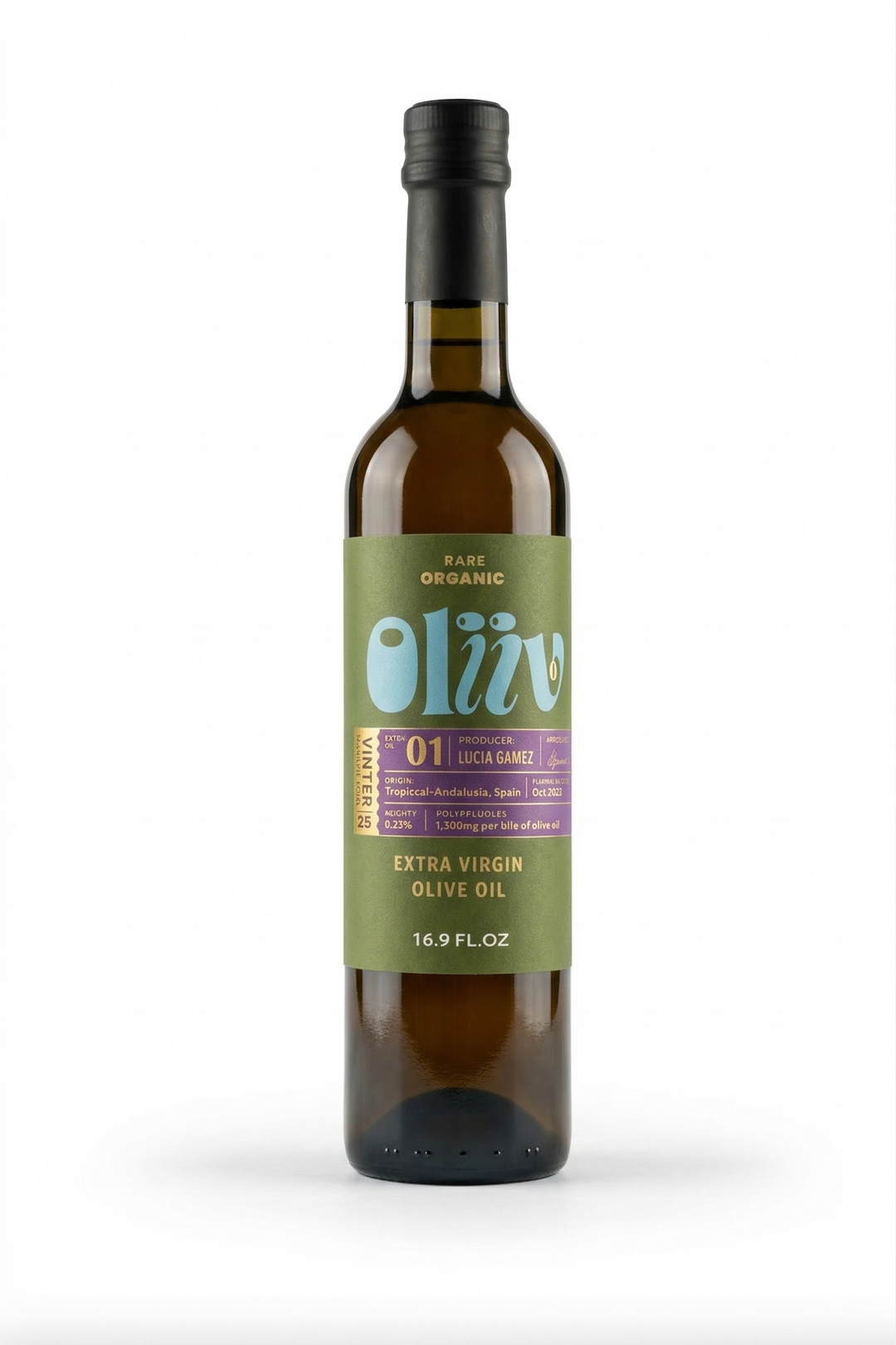 Oliiv - First Cold Press High Polyphenol Orgainc EVOO